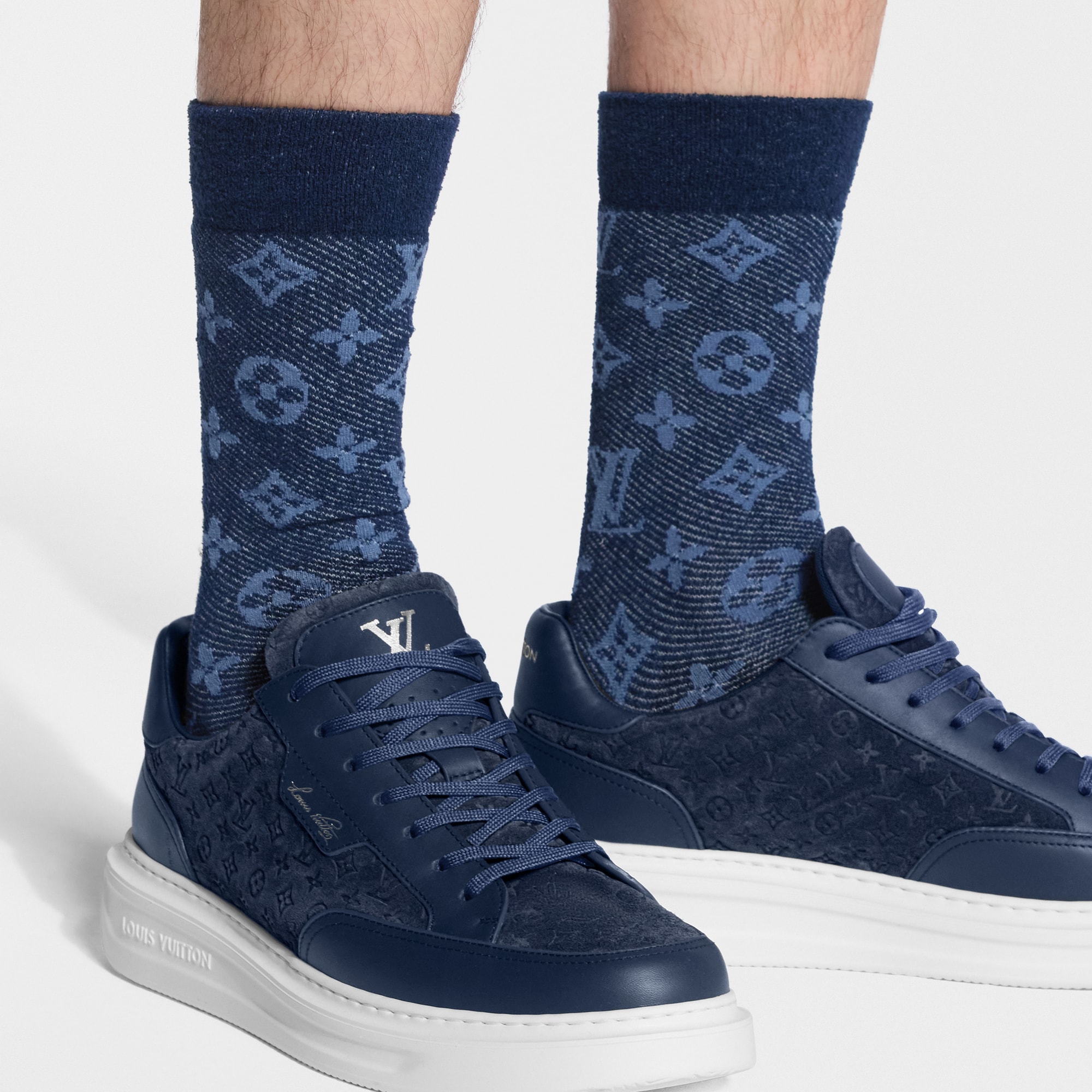 Monogram Denim Icon Socks S00 - Men - Accessories | LOUIS VUITTON ®